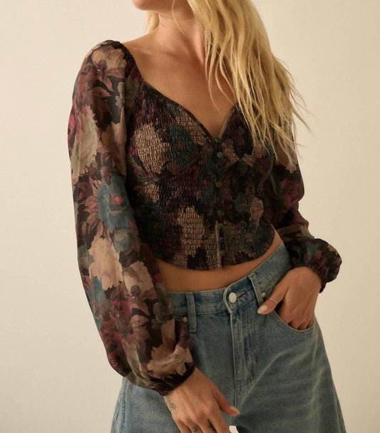 Promesa - CORSET PEASANT TOP