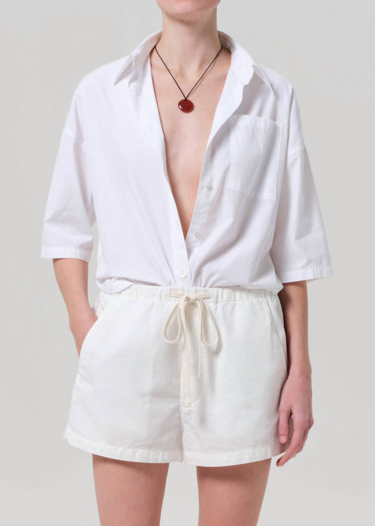 Citizens Of Humanity - Frances Cropped Cape Button Up Shirt