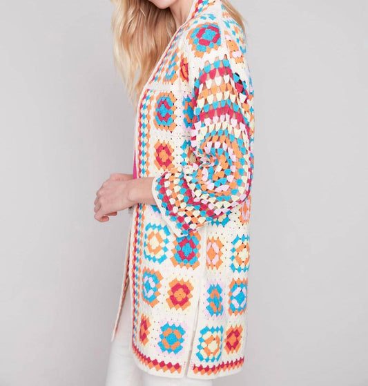 Charlie B - Long Crochet Cardigan