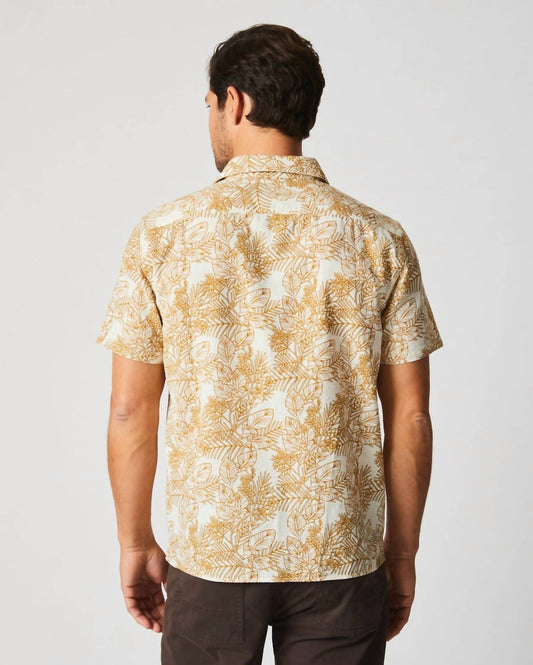 Billy Reid - Short Sleeve Textural Pine Treme Block Shirt