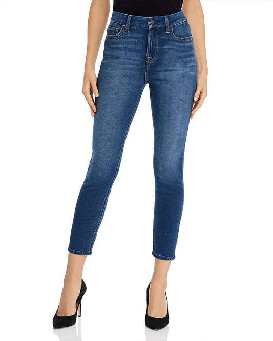 7 For All Mankind - High Rise Ankle Skinny Jeans