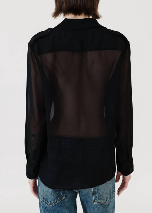 Nili Lotan - Betty Chiffon Silk Shirt