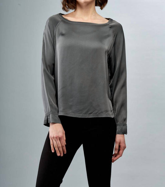 Insight - Long Sleeve Solid Blouse