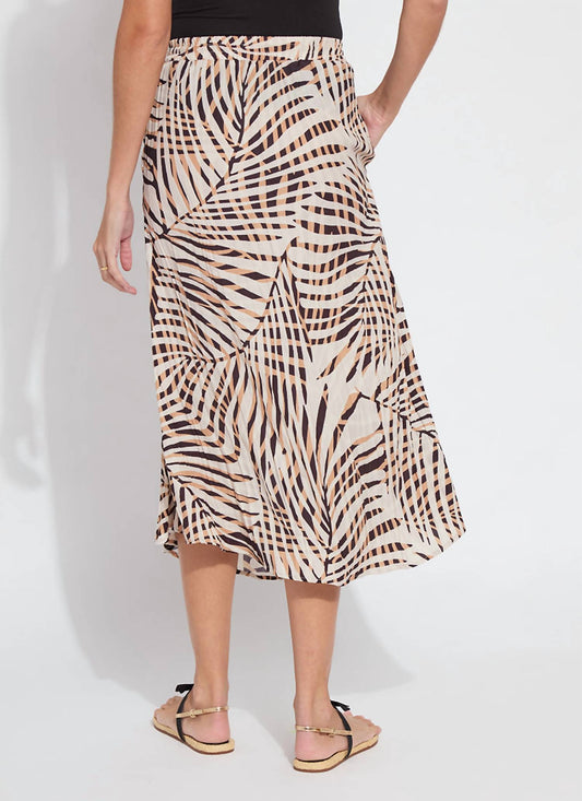 Lysse - Packable Pleated Printed Skirt