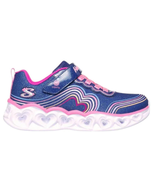 Skechers - Girl's Heart Lights Retro Hearts Sneakers