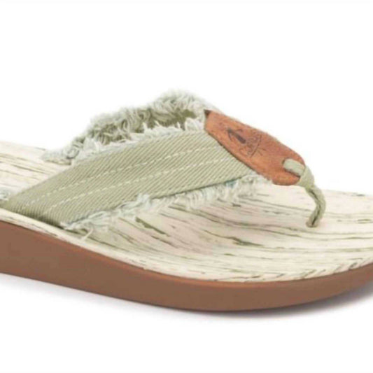 Corkys Footwear - Women's Shaved Ice Frayed Edge Flip Flops