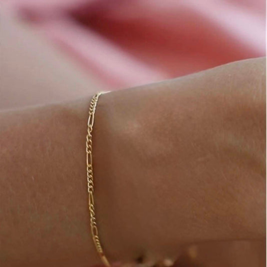 Katie Waltman - Women's Delicate Figaro Chain Bracelet