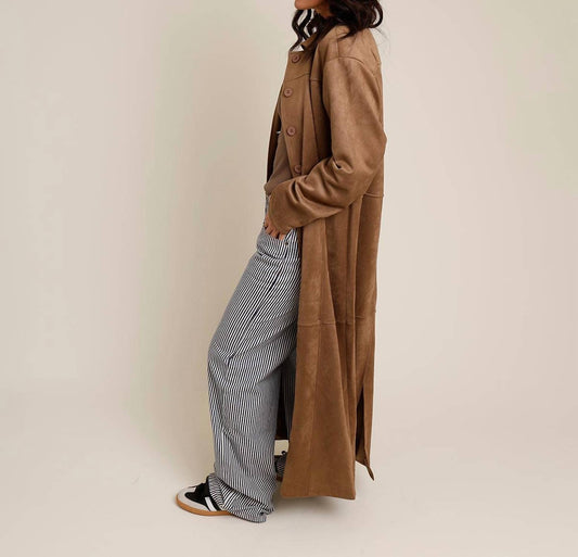 Lioness - Oasis Suede Full Length Coat