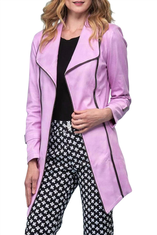 Insight - Long Vegan Leather Jacket