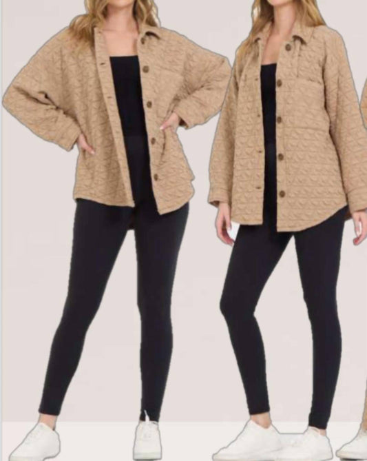 Vintage Havana - quilted button up