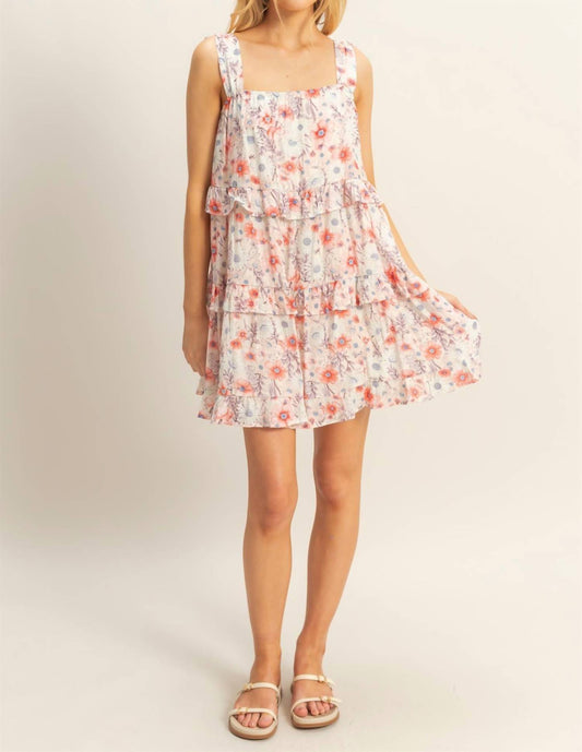 Hyfve - London Floral Tiered Mini Dress