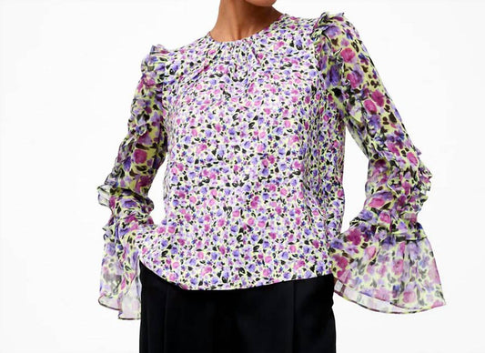 Alezzia Ely Jacquard Mix Top