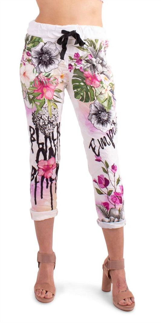 Gigi Moda - Celina Floral Tropical Pants