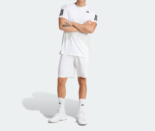 Adidas - Club Tennis Climacool 3-stripes 9 Inch Shorts
