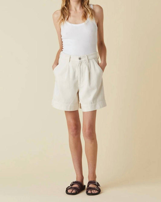 Le Jean - Women's Pleated Trouser Short