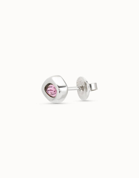 PIERCING STUD WITH FACETED CRYSTAL EARRINGS