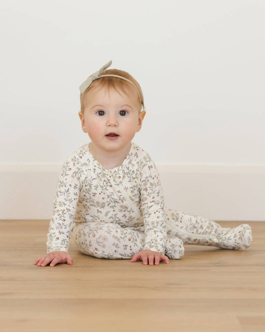 Quincy Mae - Bamboo Zip Footies