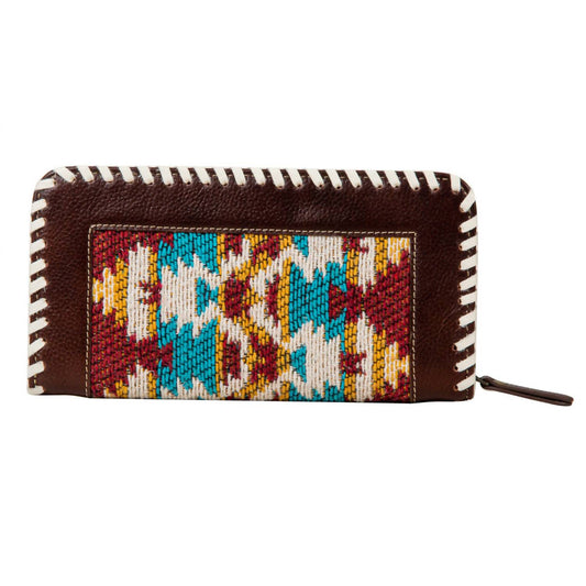 Myra Bag - Sunshine loom, braided edge, wallet
