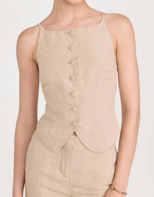 Onia - Air Linen High Neck Top