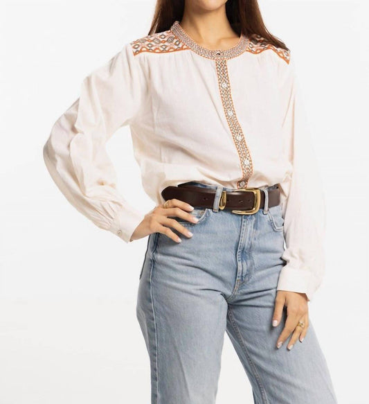 Bindu - Lola Embroidered Blouse