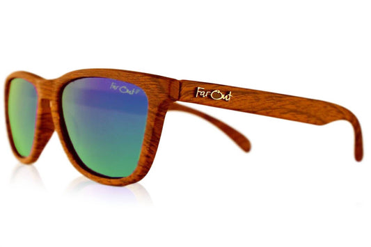 Far Out Sunglasses - Wood Grain Polarized Premiums