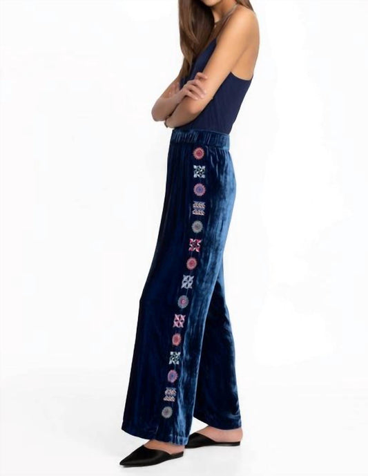 Johnny Was - NIKKOLA VELVET WIDE LEG PANT