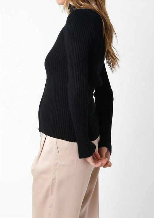 Olivaceous - Evie Zip Up Sweater