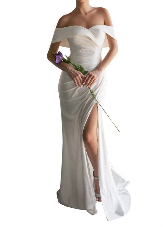 Cinderella Divine - Off The Shoulder Bridal Gown