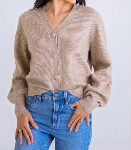 Karlie - POCKET SWEATER CARDIGAN