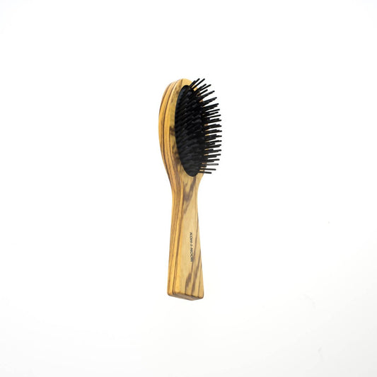 Koh-I-Noor Beauty Usa - Women's Zebrano Wood Nylon Pin Hair Brushes
