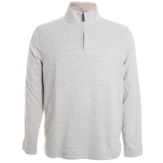 Nicoby - Men's Shearling Trim Zip Sweater