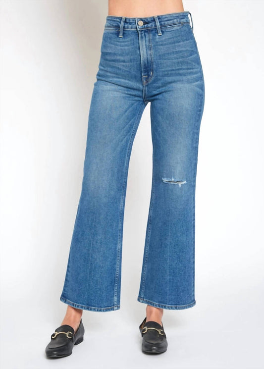 Noend - Queen High Rise Crop Wide Leg Jeans