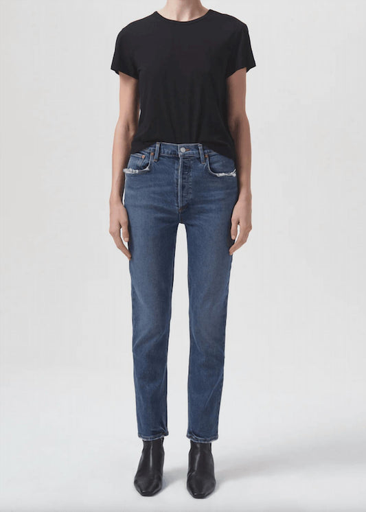 Agolde - Riley Straight Crop Jeans