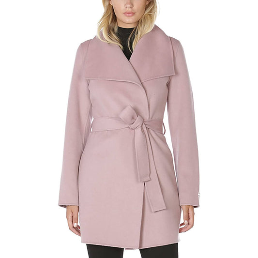 Wool Wrap Belted Jacket Coat