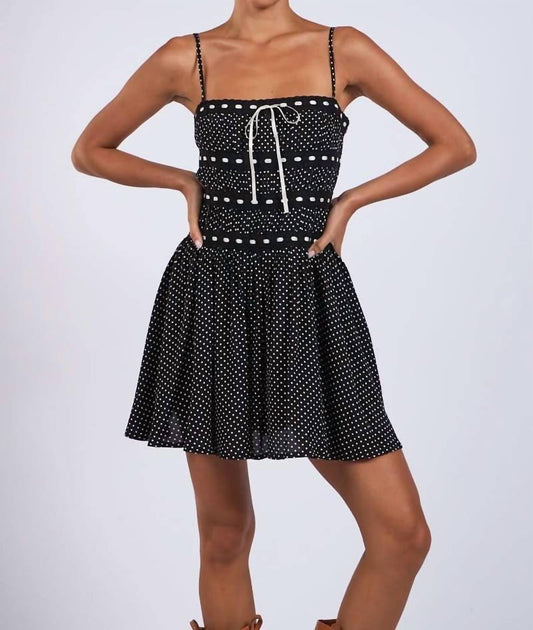 Sky To Moon - Polka Dot Mini Dress