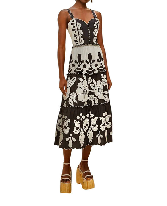 Farm Rio - Summer Cutwork Midi Dress