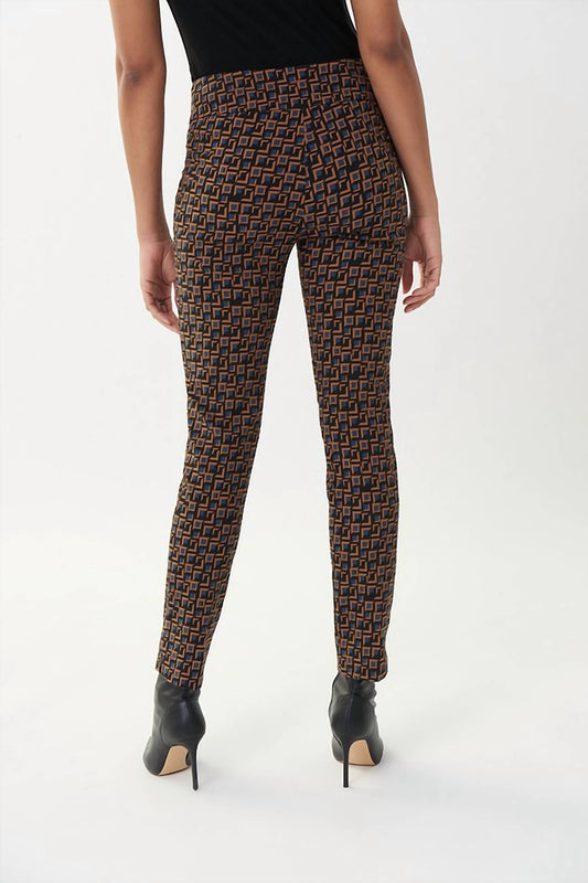 Joseph Ribkoff - Geo Print Slim Fit Pant