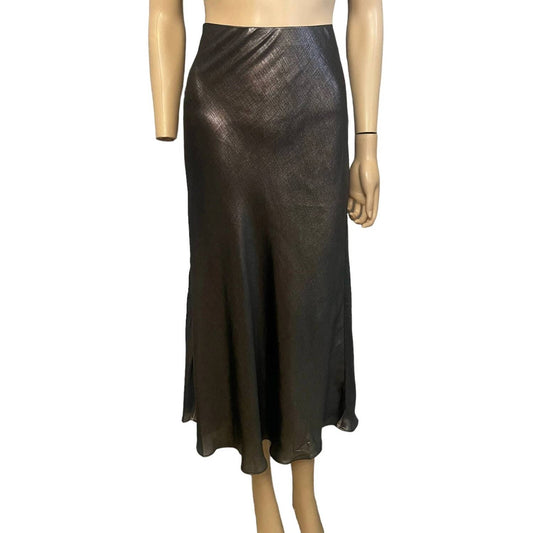 The Shirt - Metallic Slip Skirt