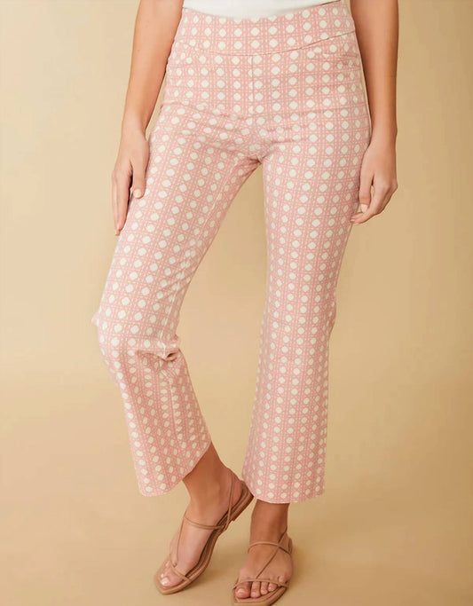 Spartina 449 - Sugar Mill Pink Cane Maren Pant