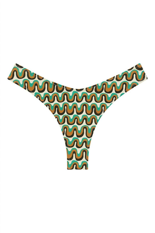 Montce - Added Coverage Lulu Zig-zag Stitch Bikini Bottom