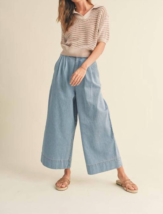 Miou Muse - Wide Leg Crop Jeans