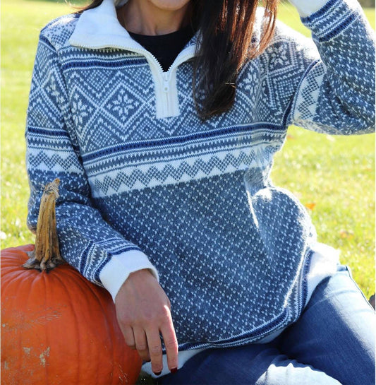 Artesania - Quarter Zip Alpaca Sweater