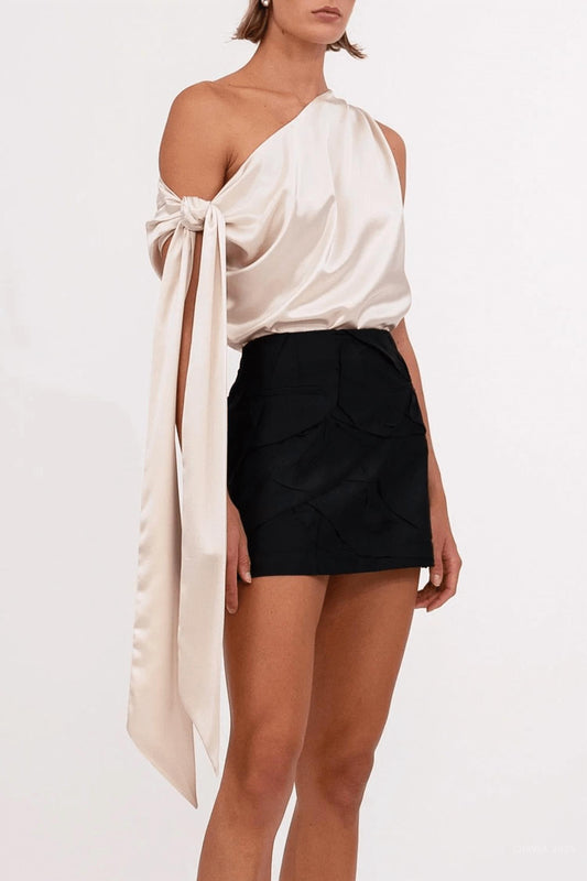 Nonchalant Label - Nora Asymmetrical Top