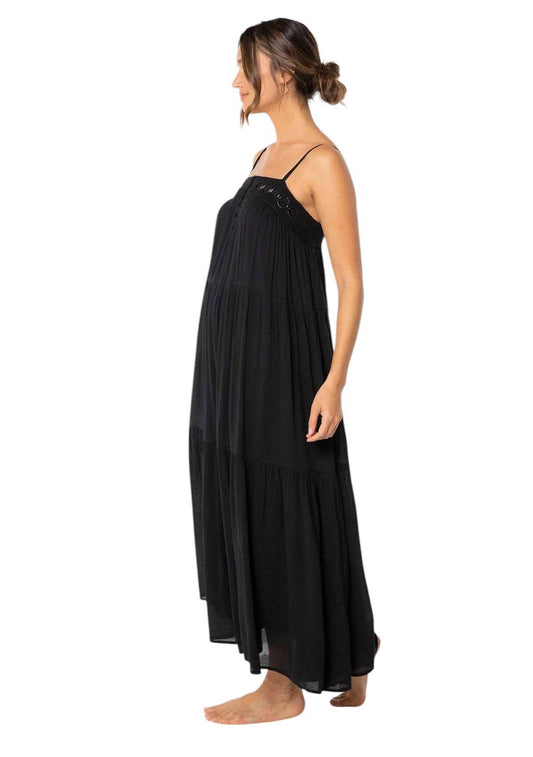 Lovestitch - Bohemian Crochet Tiered Maxi Dress