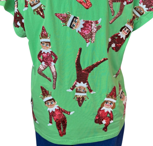 Queen Of Sparkles - Women's Elf Tee