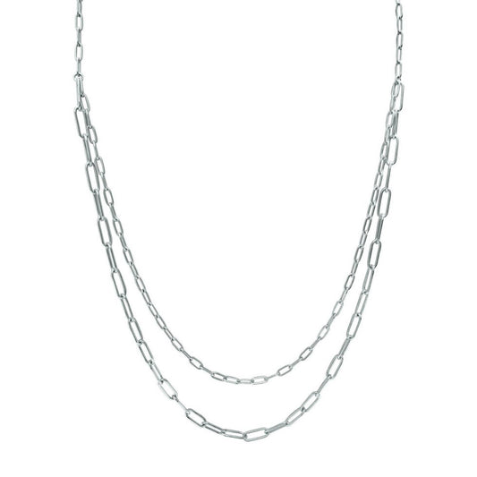 Stia - Women's Layers Paperclip Necklace