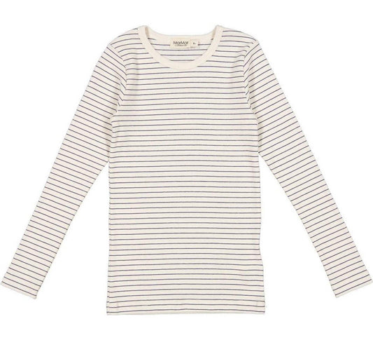 GIRLS STRIPED LONG SLEEVE TANI SHIRT
