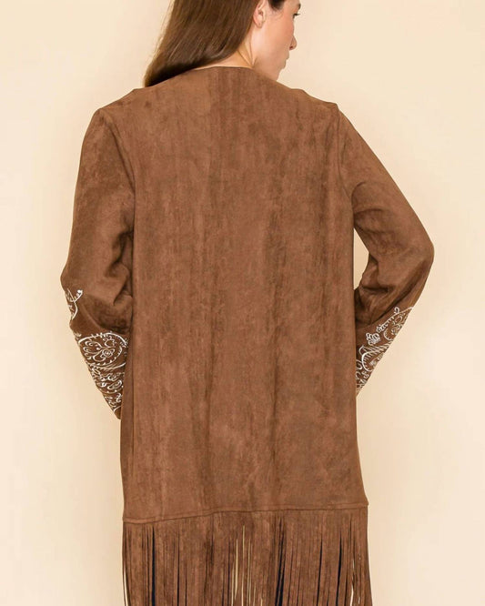 Vocal Apparel - Stallion Seude Fringe Jacket