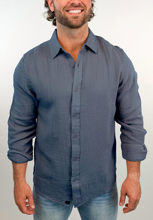 The Normal Brand - Kalo Long Sleeve Button Up Shirt