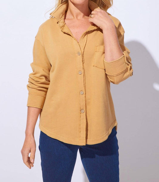 Habitat - Terry Button Front Shacket